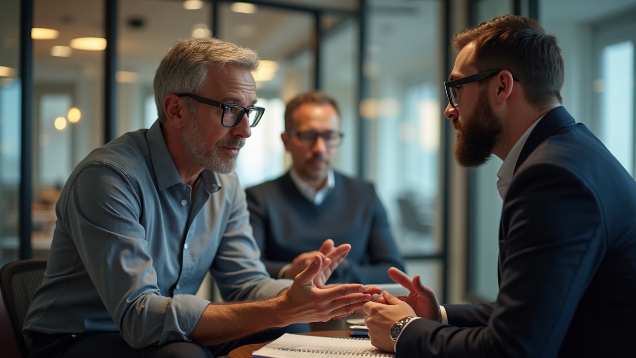 Leadership coaching session