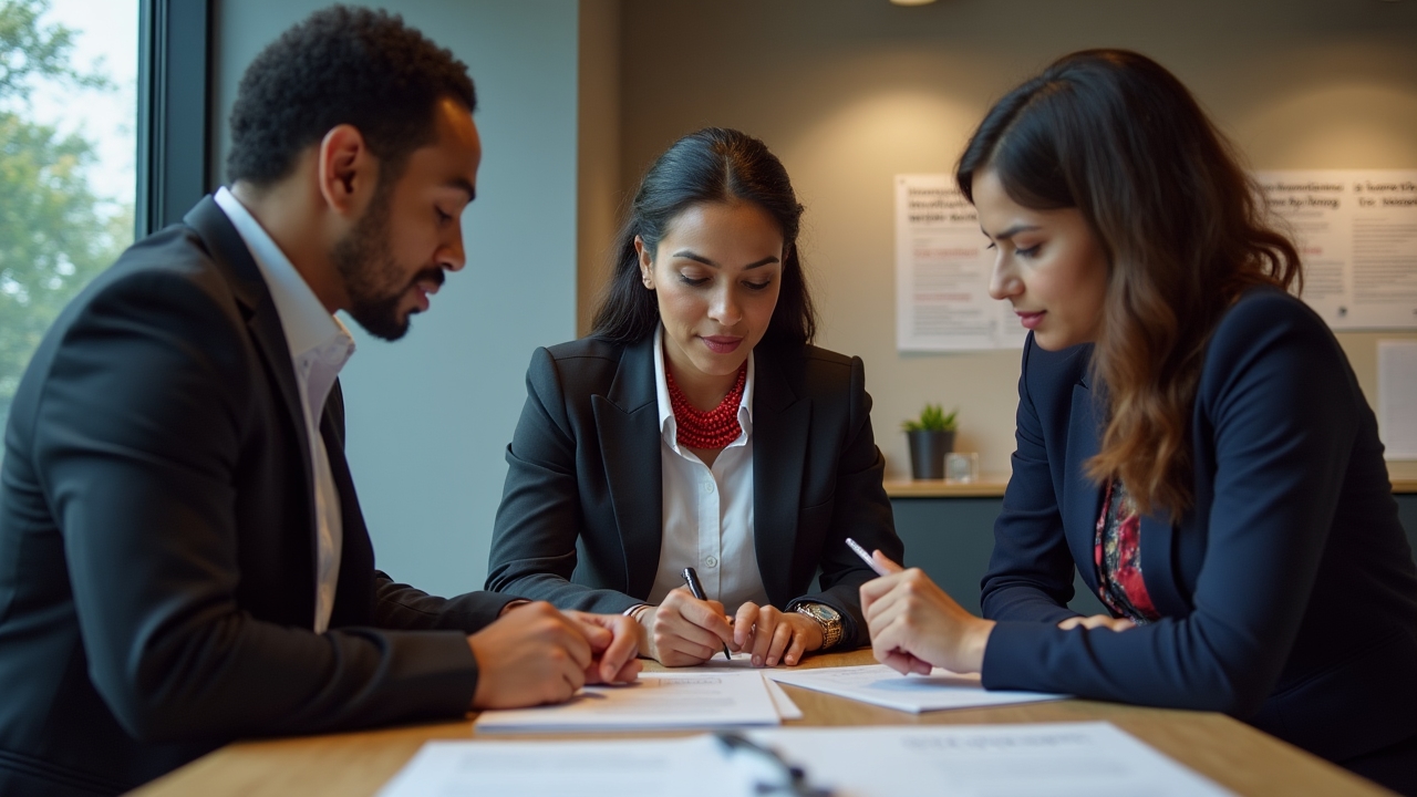 Training session for new managers