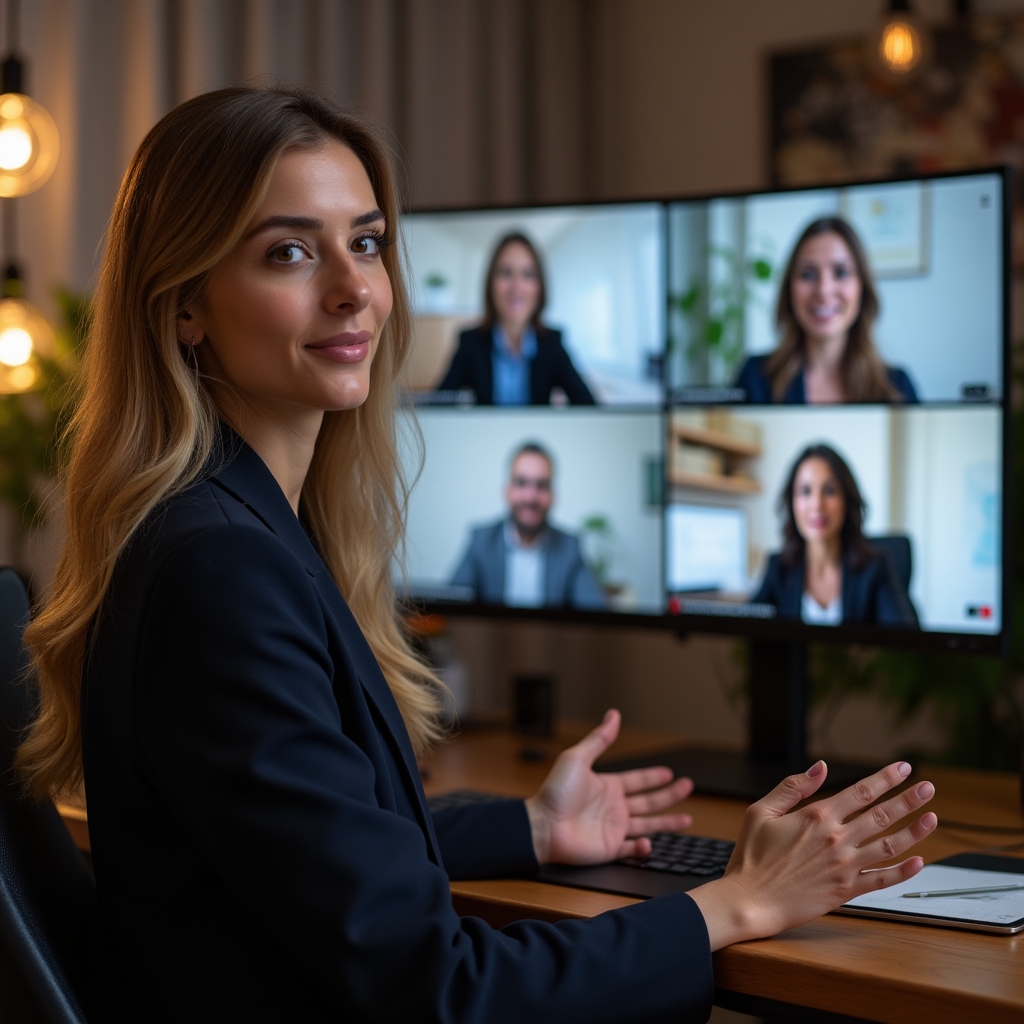 Virtual leadership session